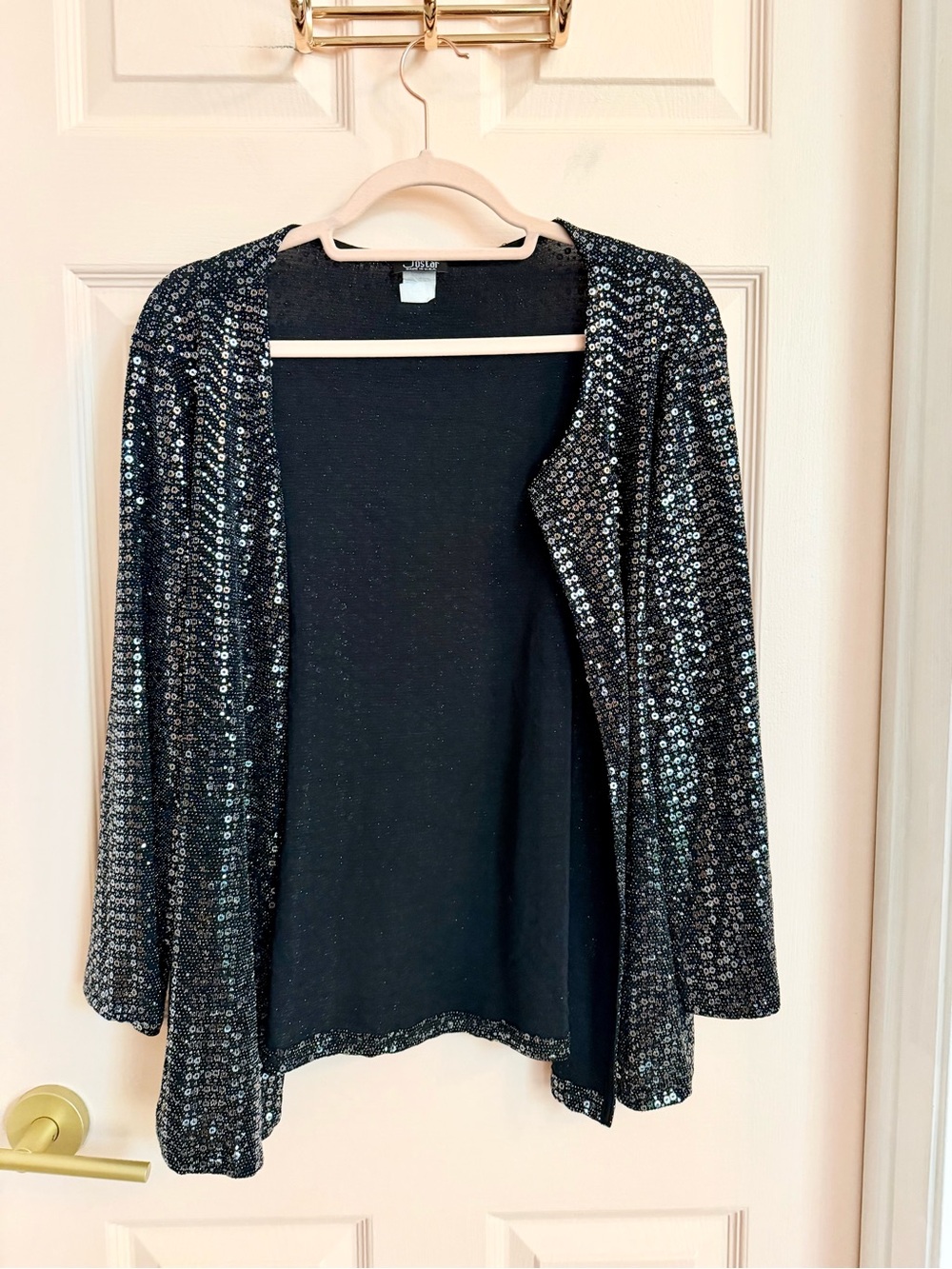 Silver and black jostar jacket